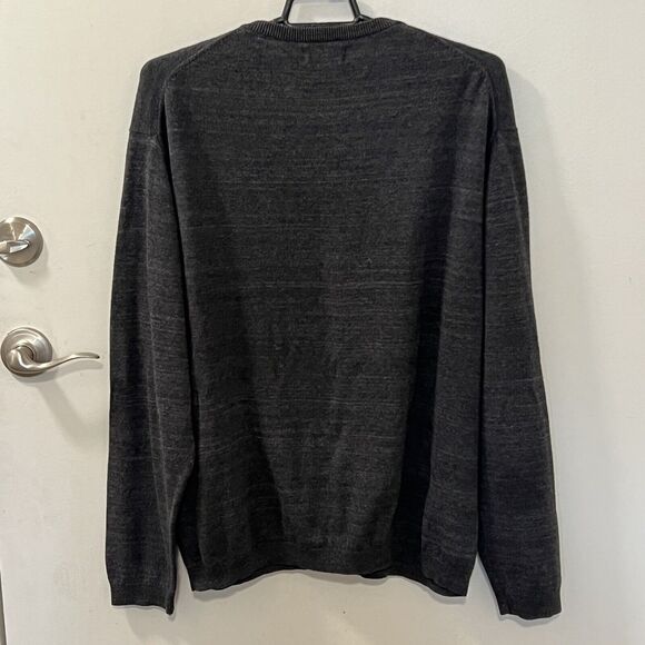 Weatherproof Vintage Mens Gray V-Neck Sweater 100% Cotton Sz XL - Picture 4 of 12